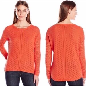 Prana Parker Organic Cotton‎ Open Knit Parker Sweater Koi Orange Medium